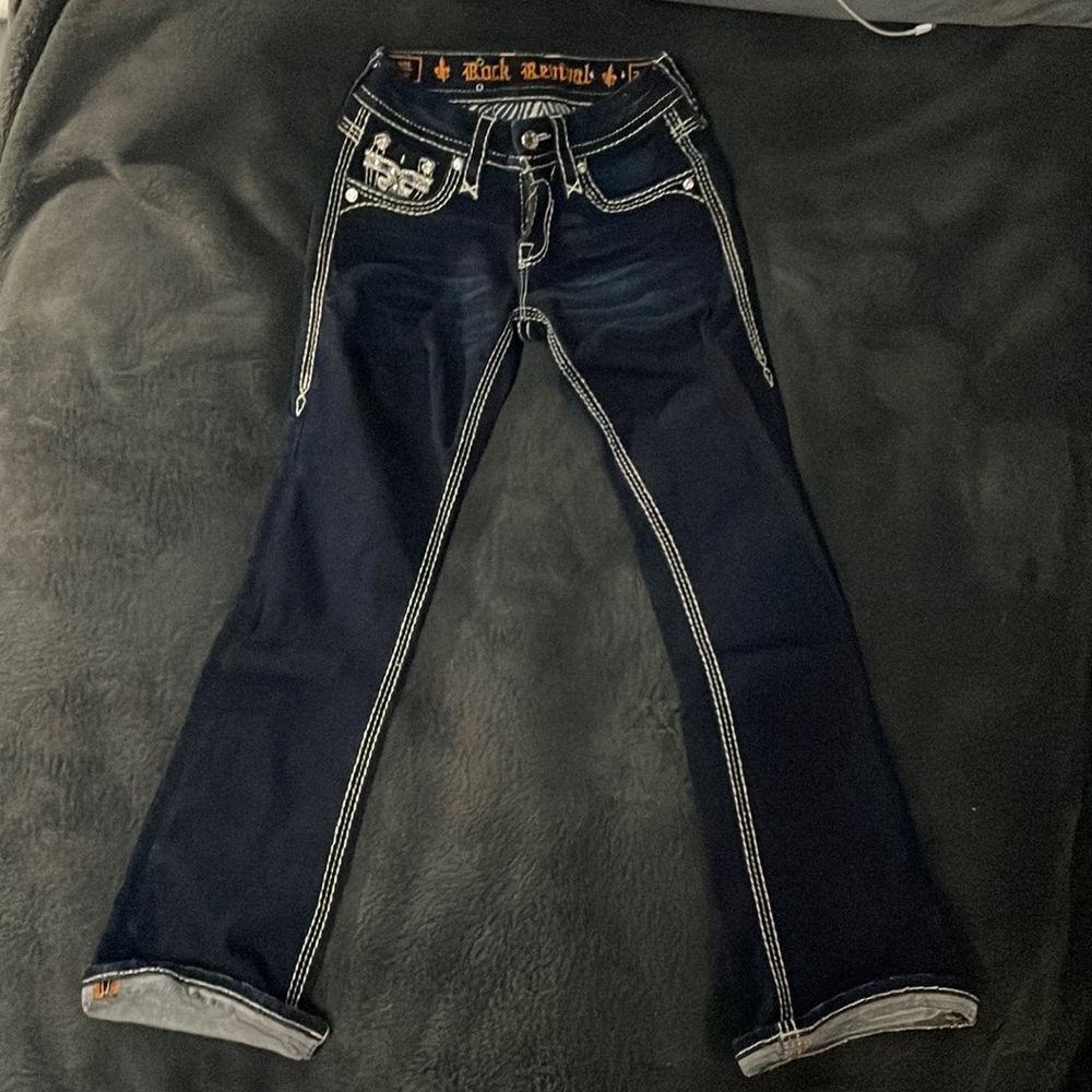 Rock Revival Size 24 Janelle Boot Dark Blue